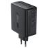 ACEFAST A94 PD 100W GaN Phone Charger 3 Type-C + USB-A Four Ports Power Adapter, EU Plug - Black